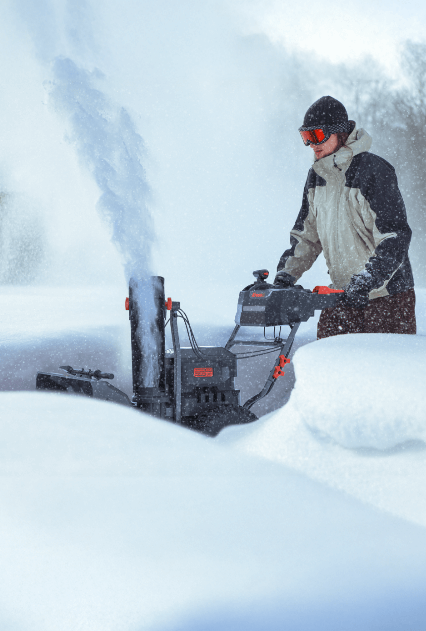 Souffleuse à neige automotrice 60 V 24